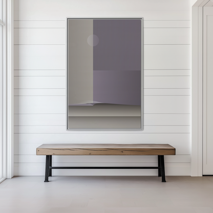 Runner - Purple Haze - Framed Canvas