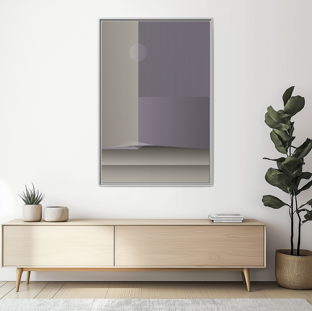 Runner - Purple Haze - Framed Canvas