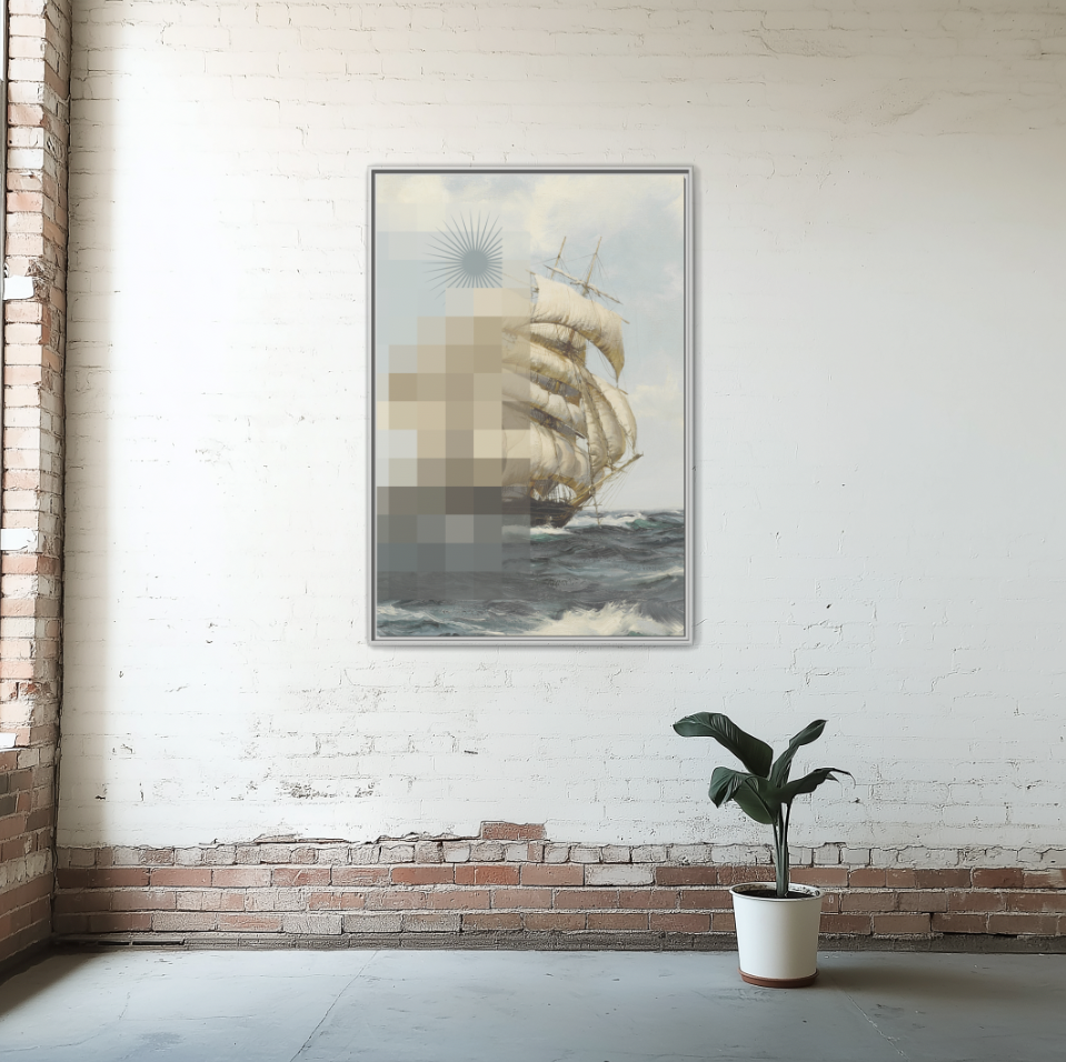 High Seas- Framed Canvas