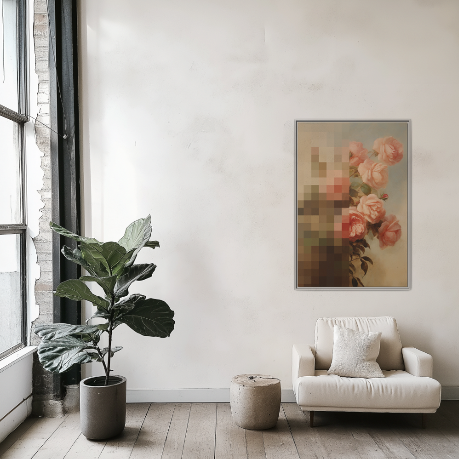 Roses - Framed Canvas