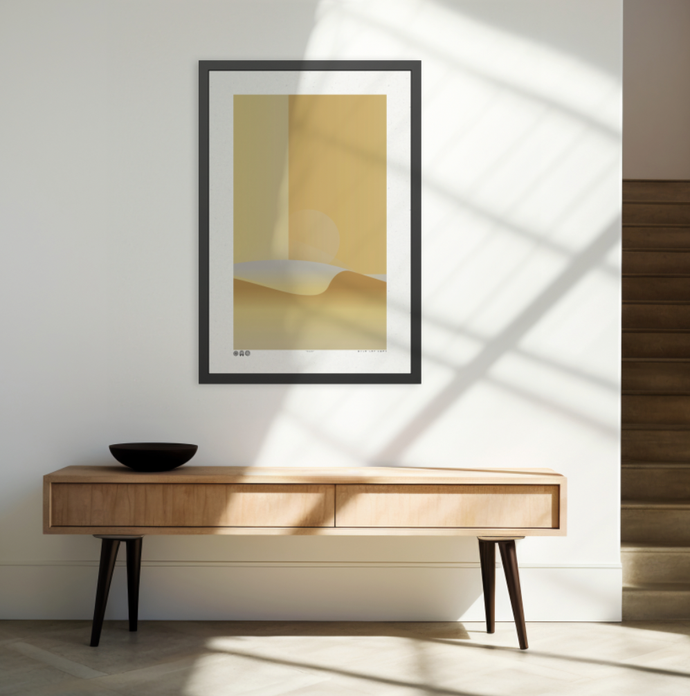 Haze - Sunny - Framed Print