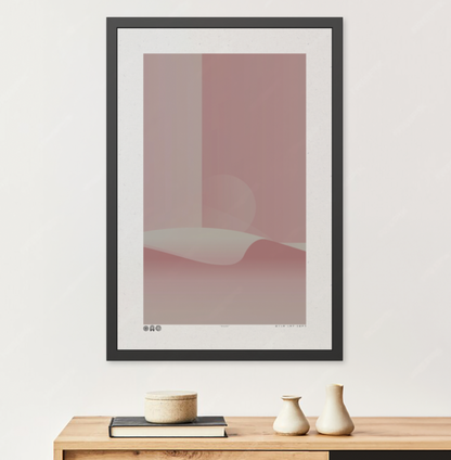 Haze - Dusk - Framed Print