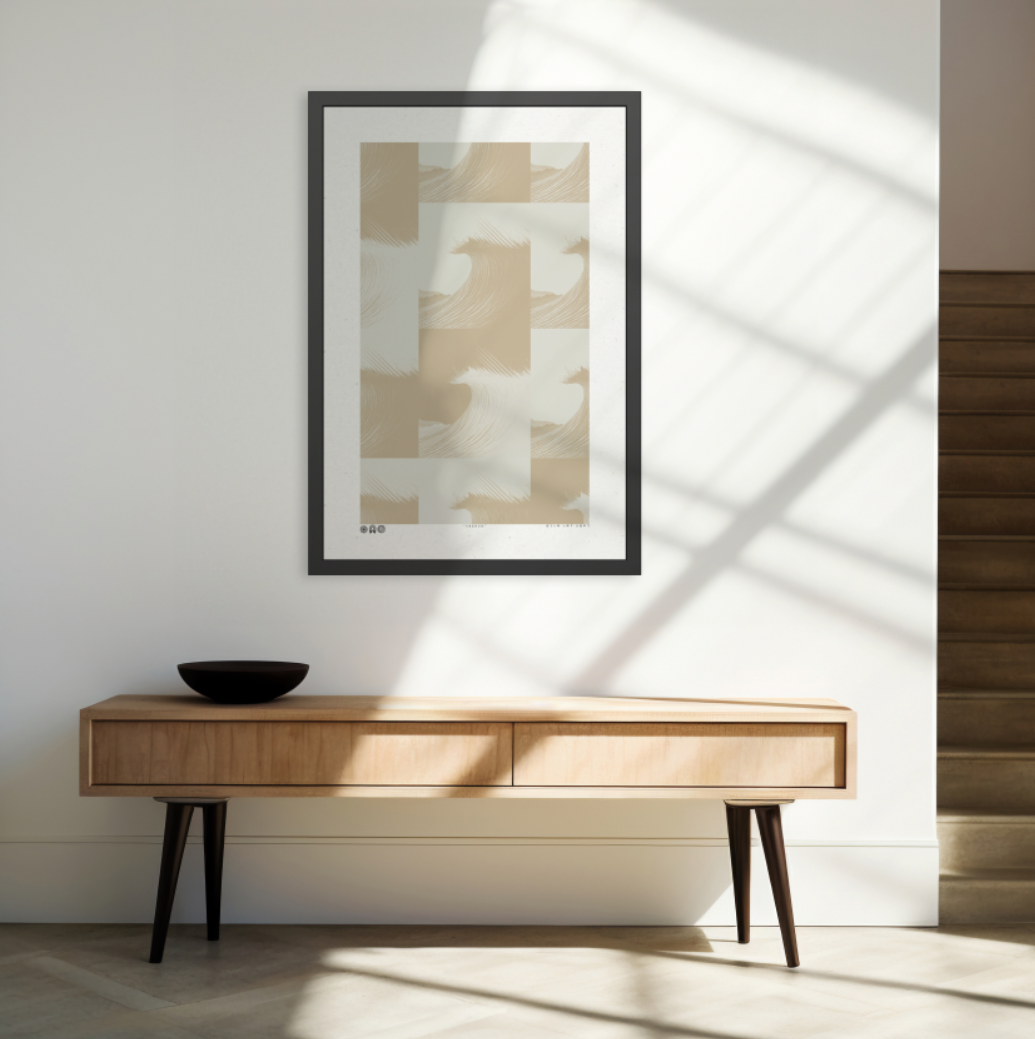 Trench - Sun - Framed Print