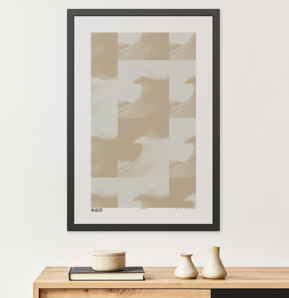 Trench - Sun - Framed Print