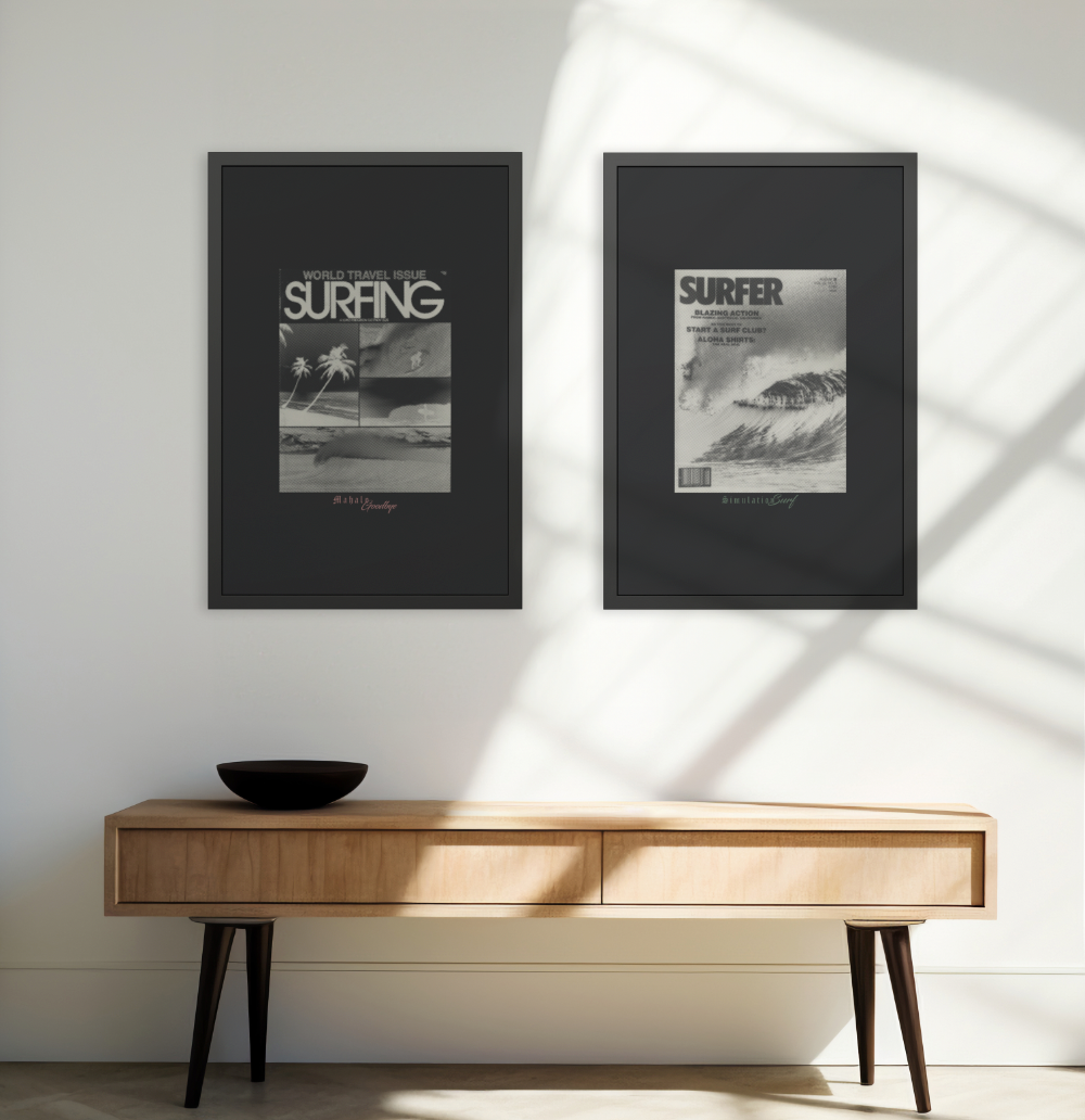 Drainer Cover Shot - Invert - Framed Print