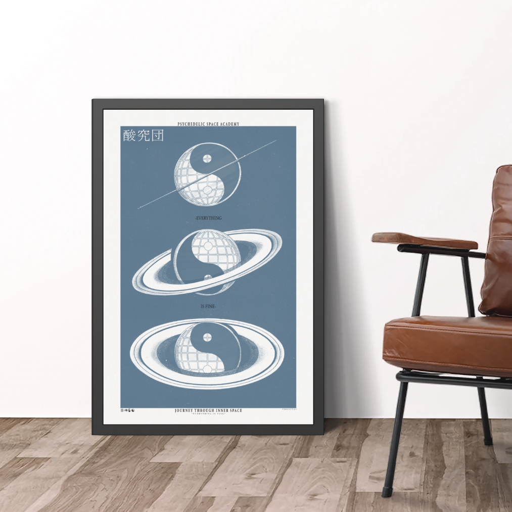SaturnDay - Harbor - Framed Print