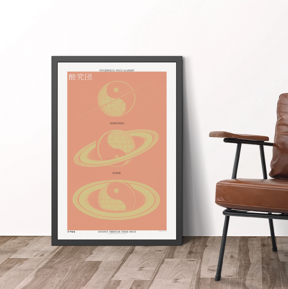 SaturnDay - Sunny - Framed Print
