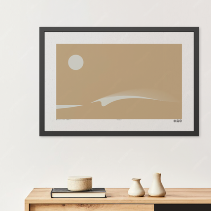 Peel 3 - Sunny - Framed Print