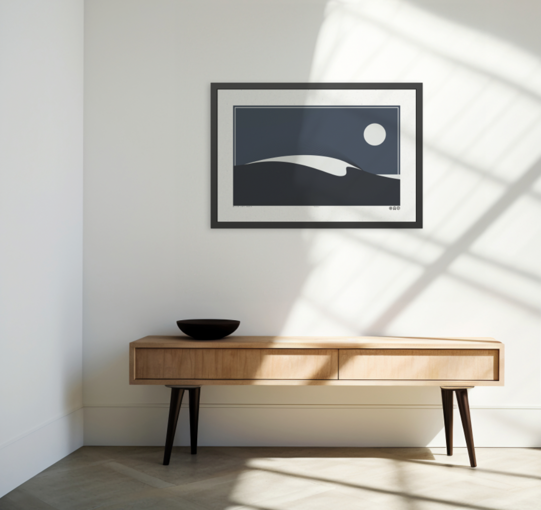 Peel 4 - Harbor - Framed Print