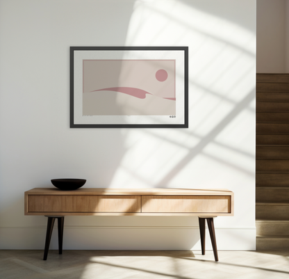 Peel 4 - Dawn - Framed Print