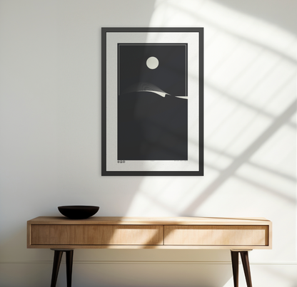 Peel 2 - Night - Framed Print
