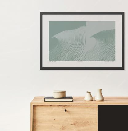 Night Wave 5 - Dusk - Framed Print