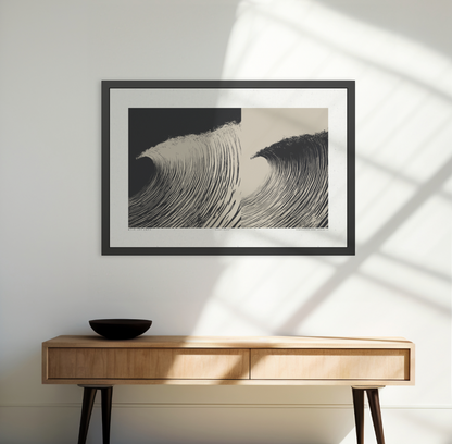 Night Wave 5 - Dusk - Framed Print