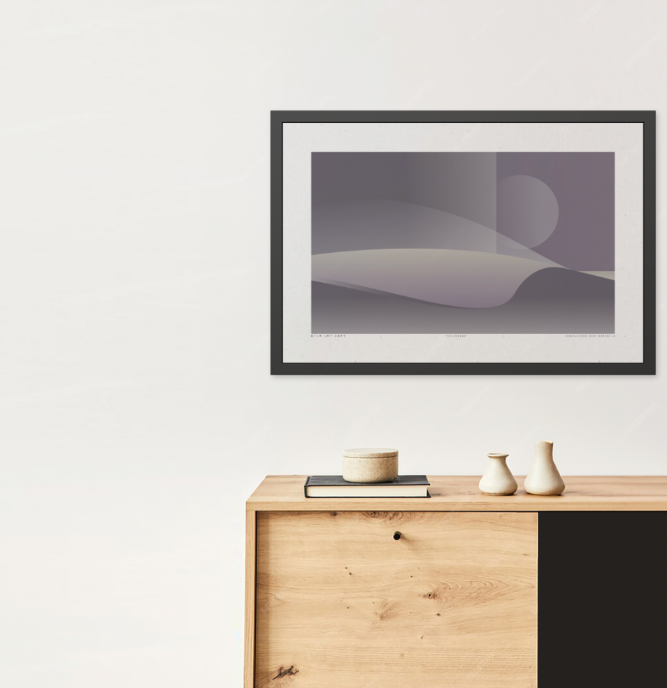 Culinders - Purple Haze - Framed Print