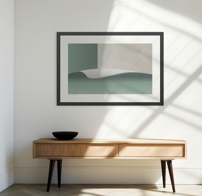 Cylinders 2 - Foam - Framed Print