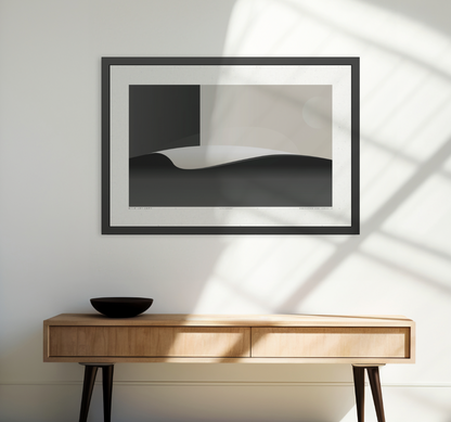 Cylinders 2 - Night - Framed Print