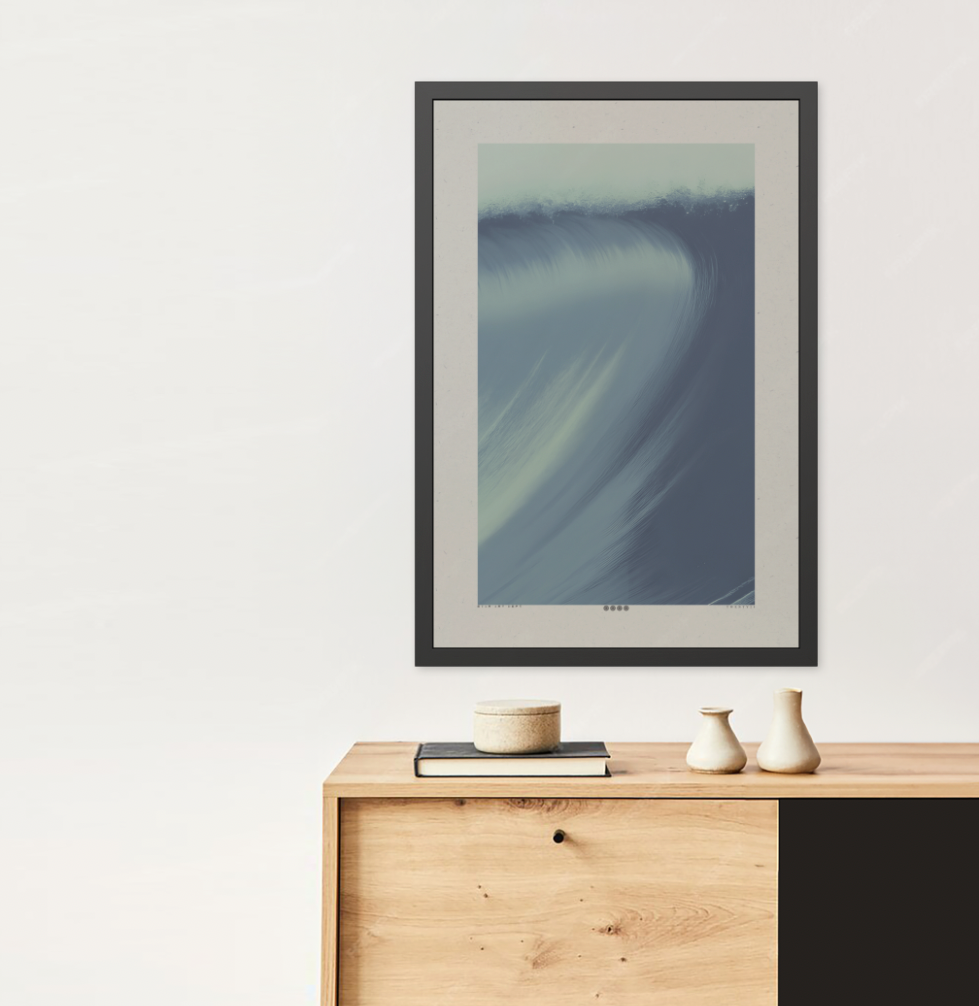 Sludge- Foam - Framed Print