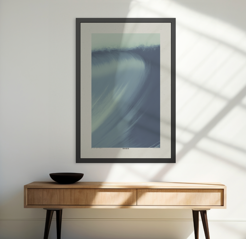 Sludge- Foam - Framed Print