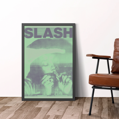 Slash 1 - Green Haze - Framed Print