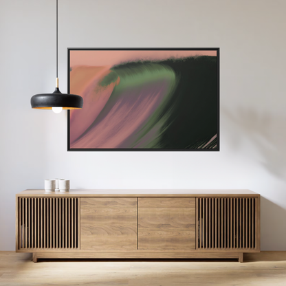 Sludge 3 - Framed Canvas
