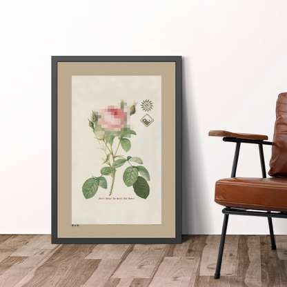 Smell The Roses 3 - Framed Print