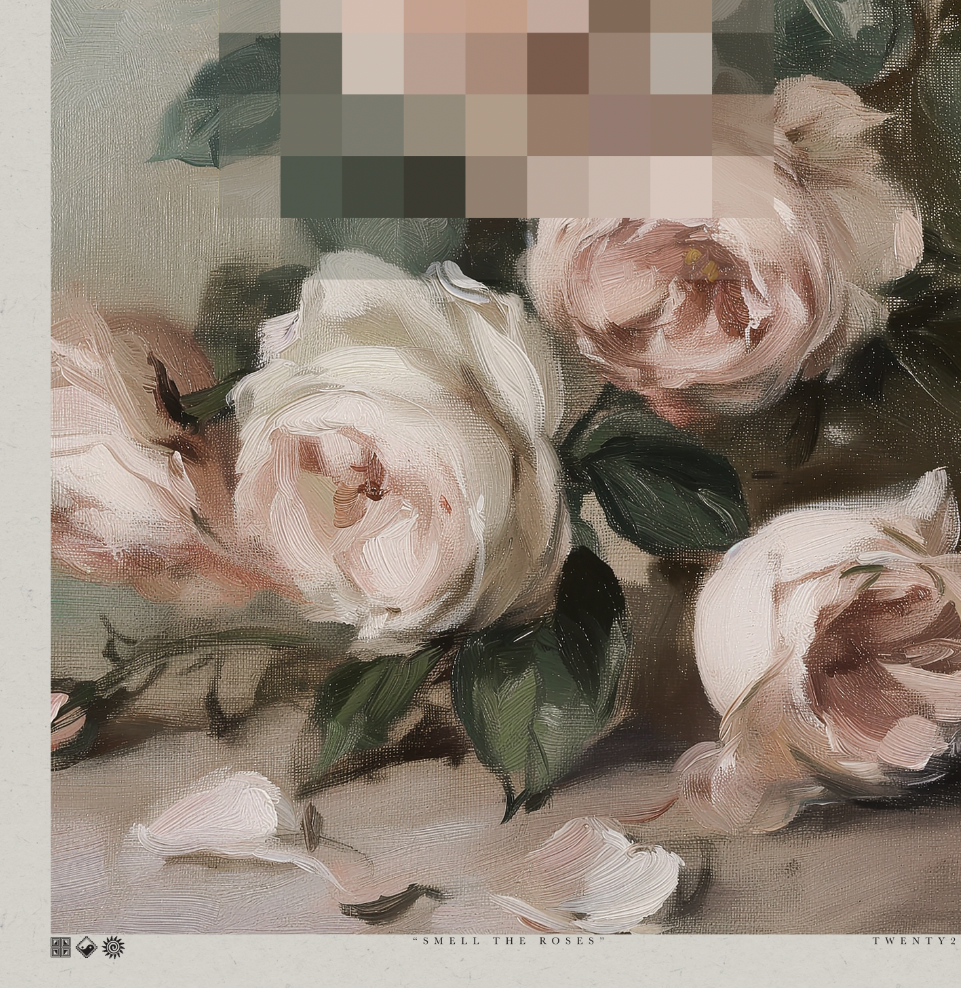 Smell The Roses 3 - Framed Print