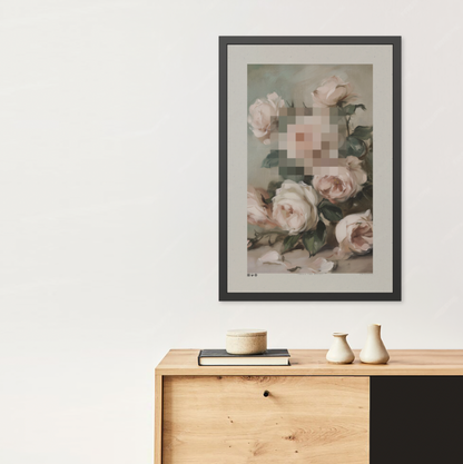 Smell The Roses 3 - Framed Print