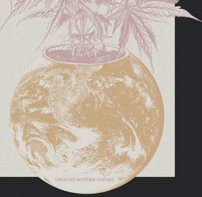 Legalize Nature - Burnt - Framed Print