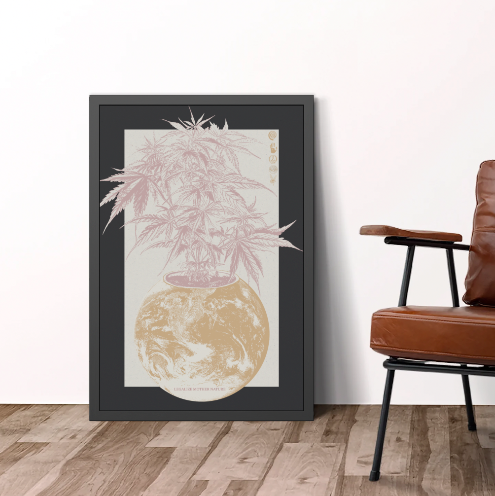 Legalize Nature - Burnt - Framed Print