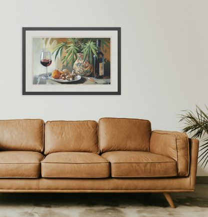 Friday Night - Stone - Framed Print