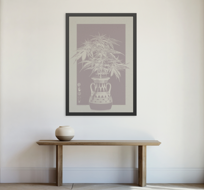 Legalize Mother Nature - Purple Haze - Framed Print