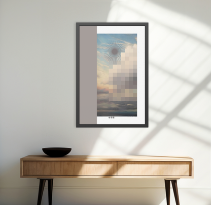 Stratus - MDRN ANTQ - Framed Print