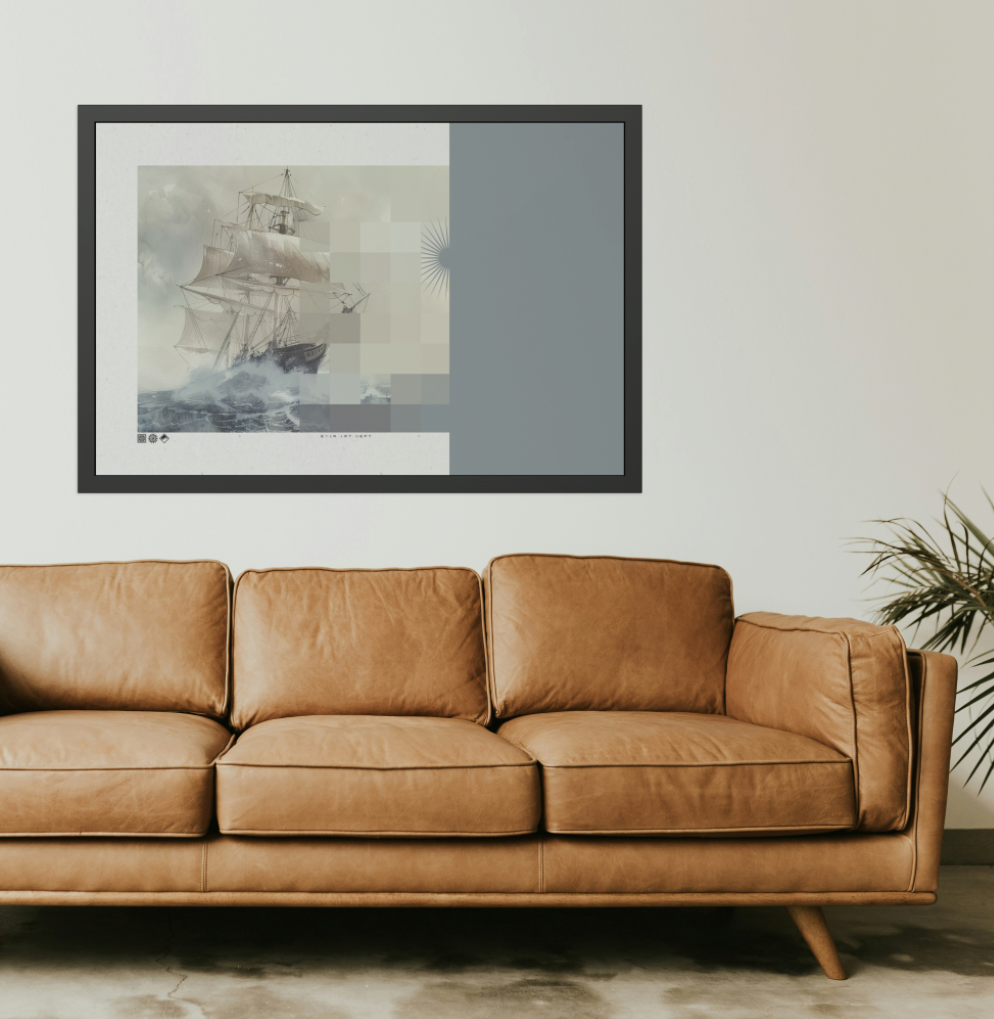 Wake - MDRN ANTQ - Framed Print