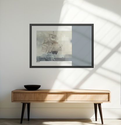 Wake - MDRN ANTQ - Framed Print