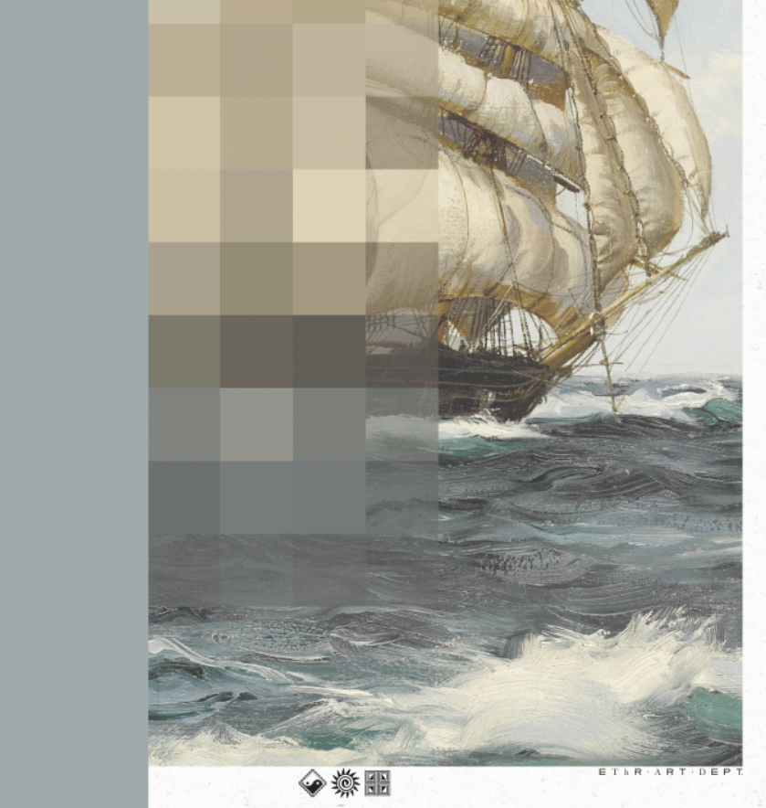 High Seas - MDRN ANTQ - Framed Print