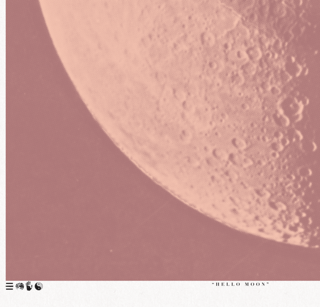 Hello Moon - Dusk - Framed Print