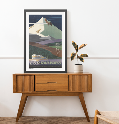 Railways - L.S.D. Travel - Framed Print