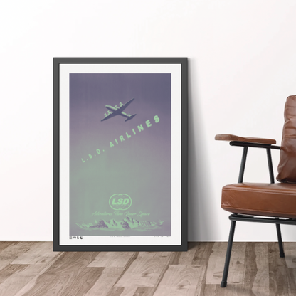 Faded - L.S.D. Travel - Purple Haze - Framed Print