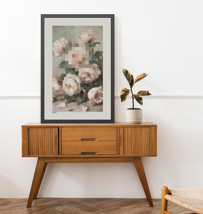 Smell The Roses 3 - Framed Print