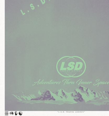 Faded - L.S.D. Travel - Purple Haze - Framed Print