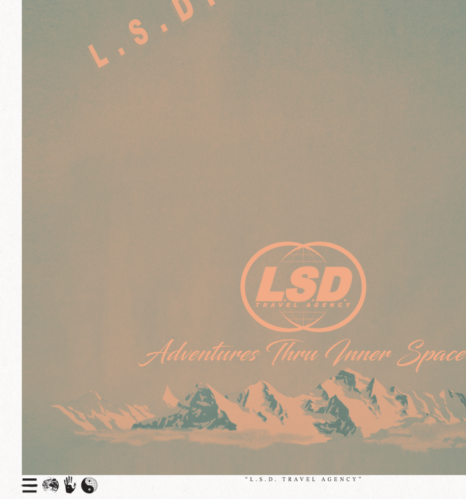 Faded - L.S.D. Travel - Sage - Framed Print