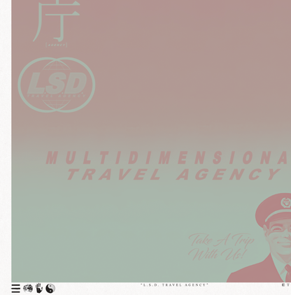 Multi Dimension - L.S.D. Travel - Haze - Framed Print