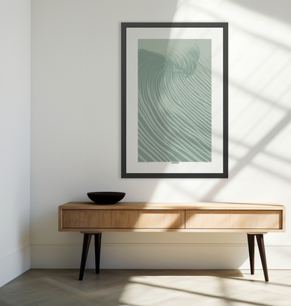Wedge - Foam - Framed Print
