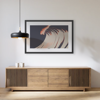 Pitch - Midnight - Framed Print