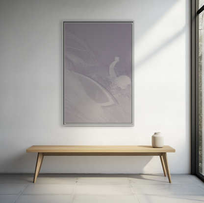 Buttons Cover Shot - Purple Haze - Framed Canvas