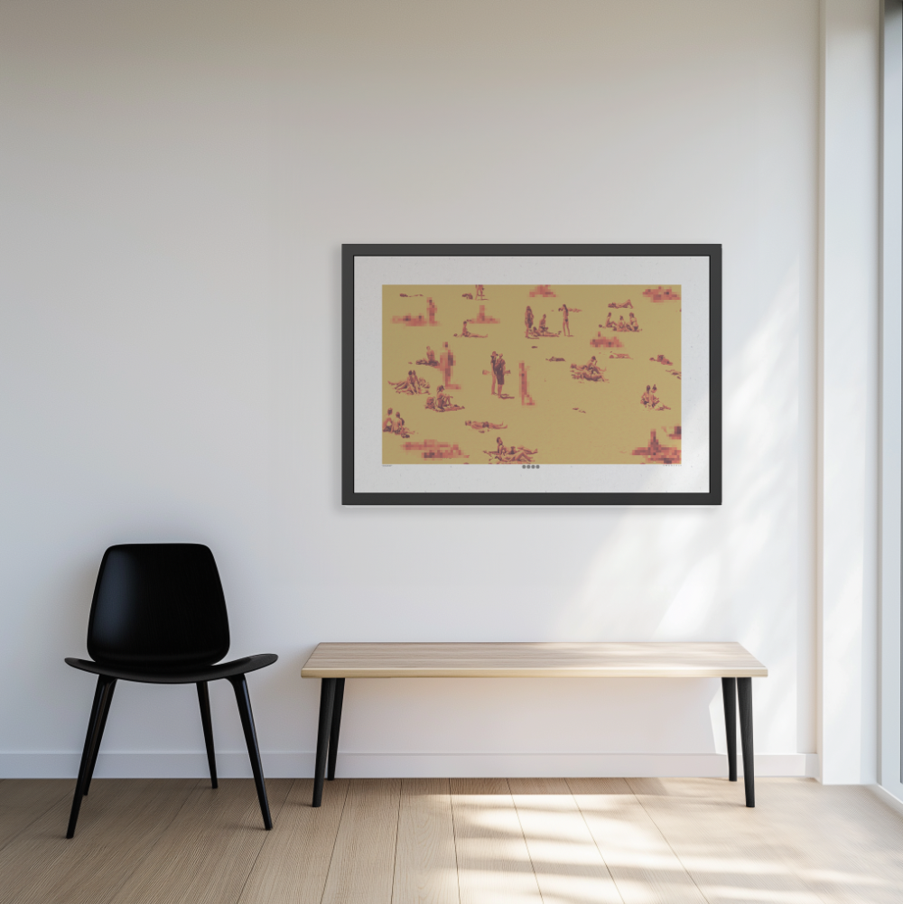 Dazed - Sunny - Framed Print