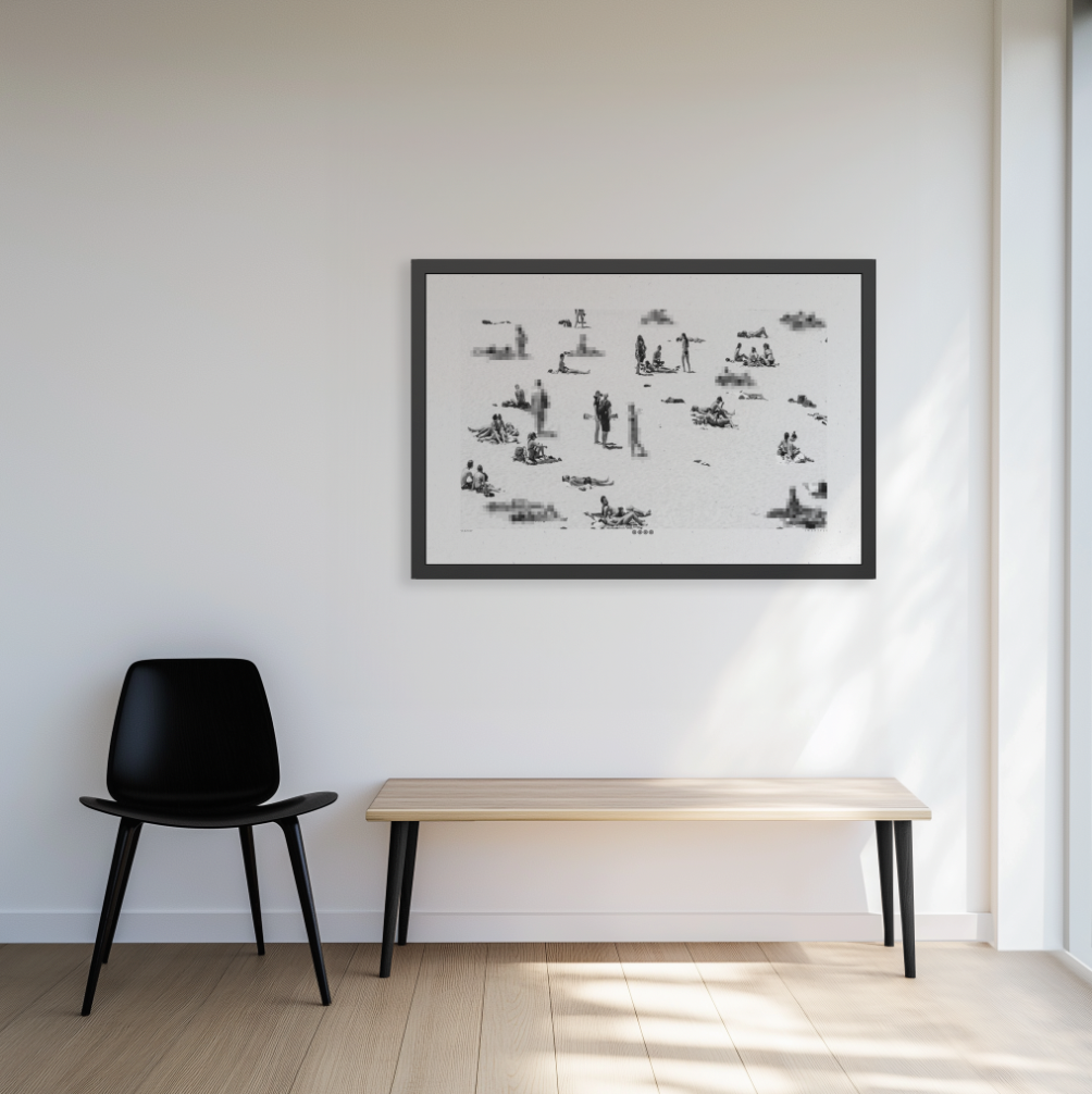 Dazed - Stone - Framed Print