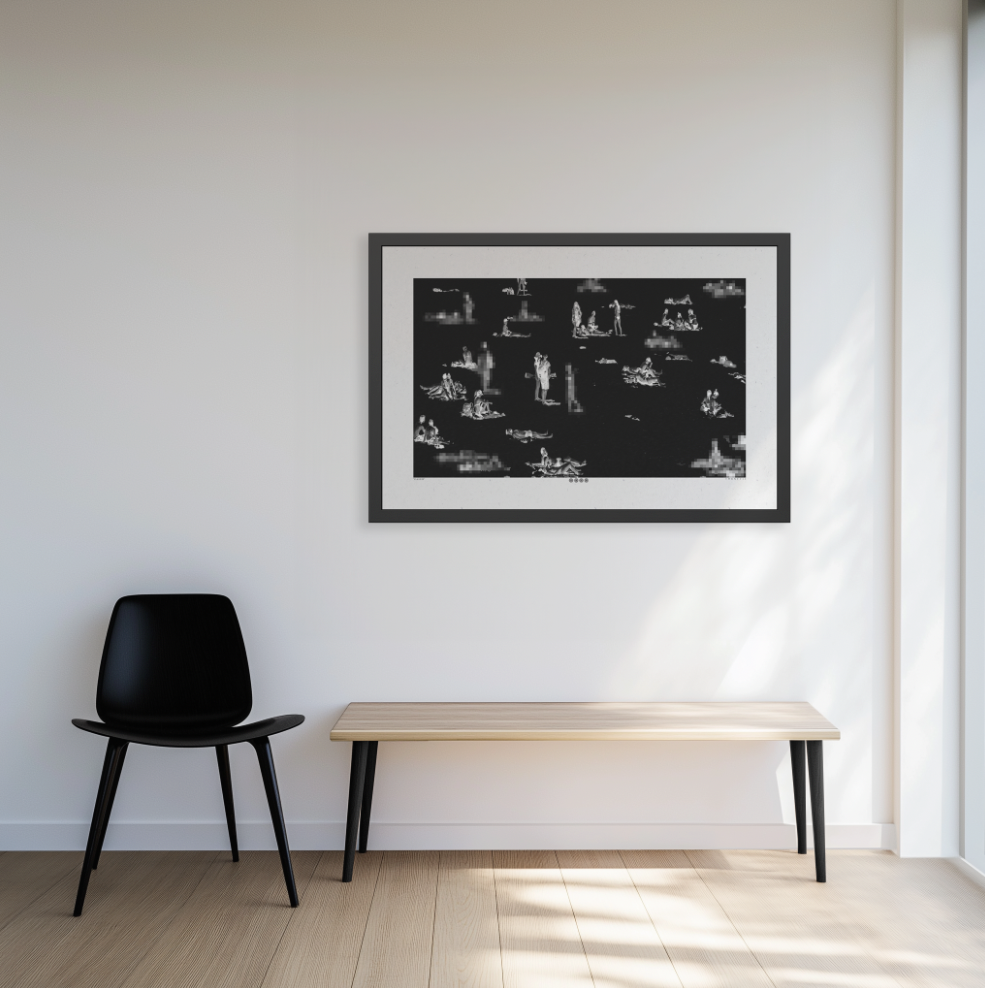 Dazed - Night - Framed Print