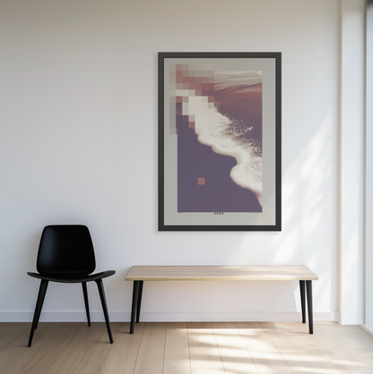 Washed 1 - Purple Haze - Framed Print