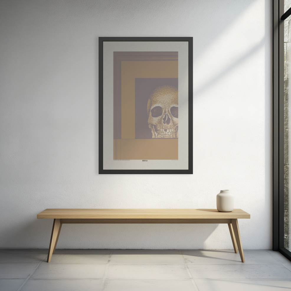 Underneath The Skin - Staw - Framed Print